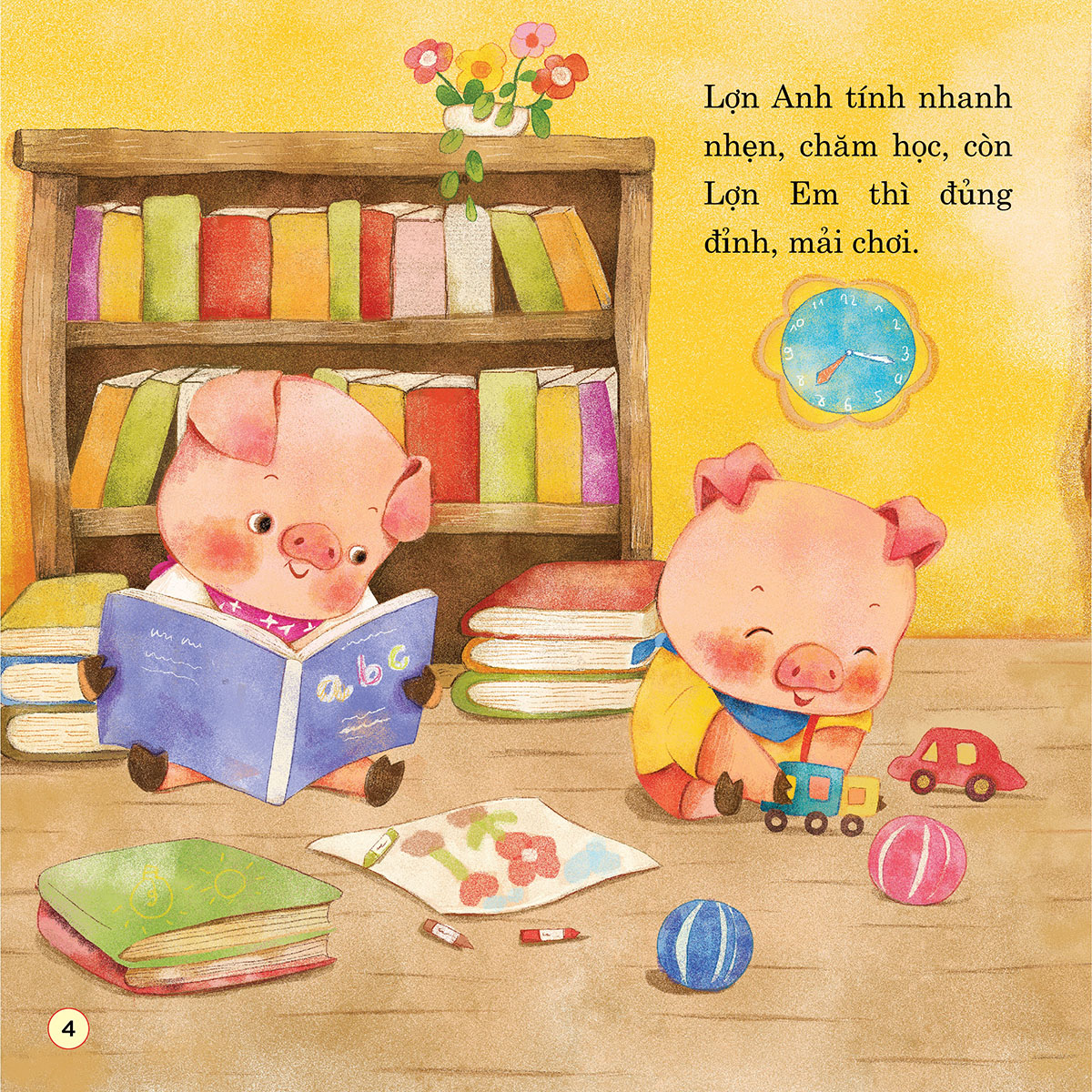 Lợn Em Mải Chơi - Bộ Sách Bồi Dưỡng Nhân Cách Và Tâm Hồn Trẻ - Từ 0-3 Tuổi