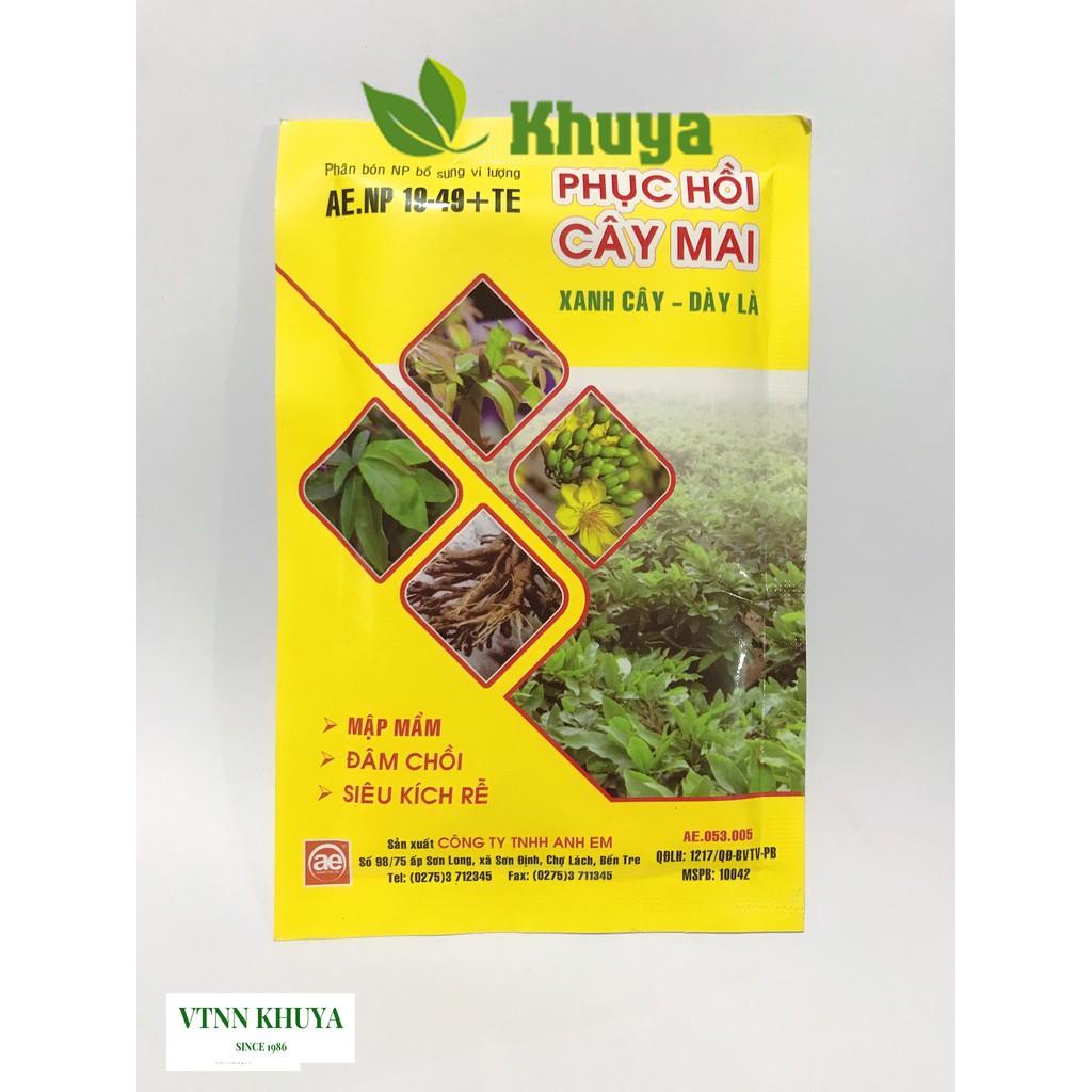 Phân bón Phục Hồi Cây Mai 50gr Xanh cây Dày lá