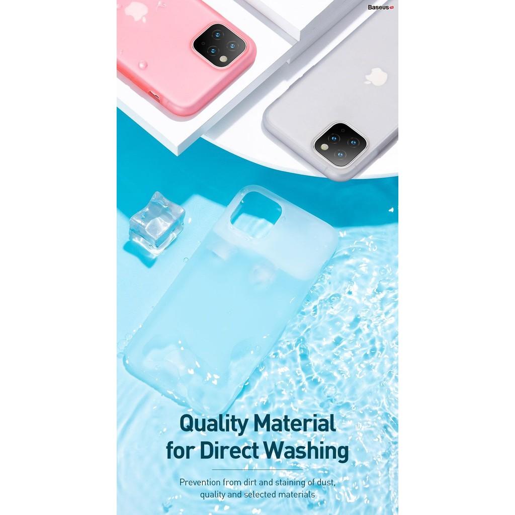 Ốp lưng chống va đập, bám bẩn dành cho iPhone 11/Pro/ Pro Max, hàng Chính Hãng Baseus