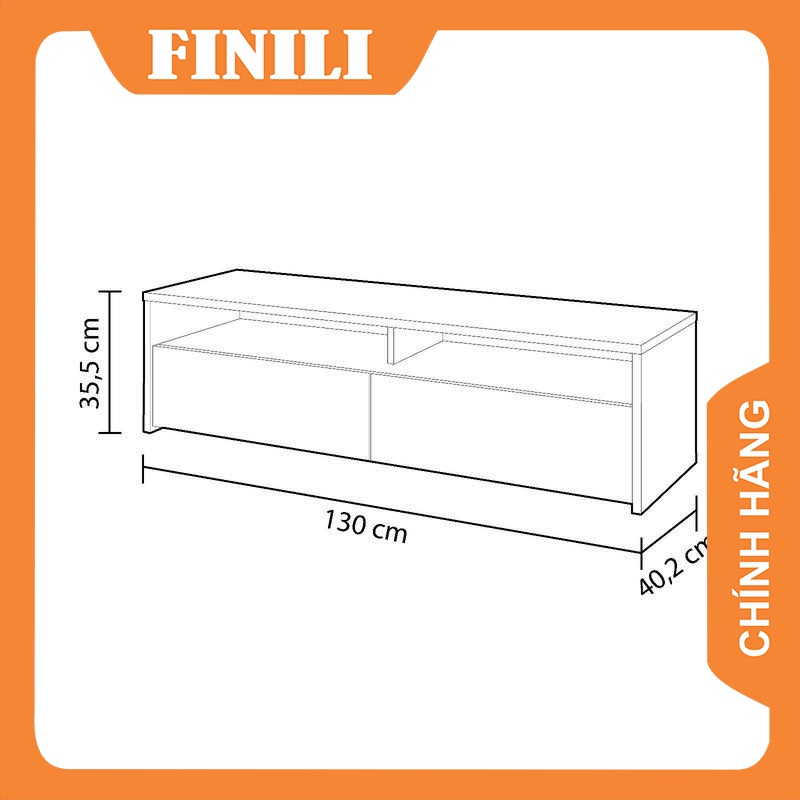 Kệ tivi để sàn, Kệ tivi phòng khách cao cấp gỗ công nghiệp an cường FH25