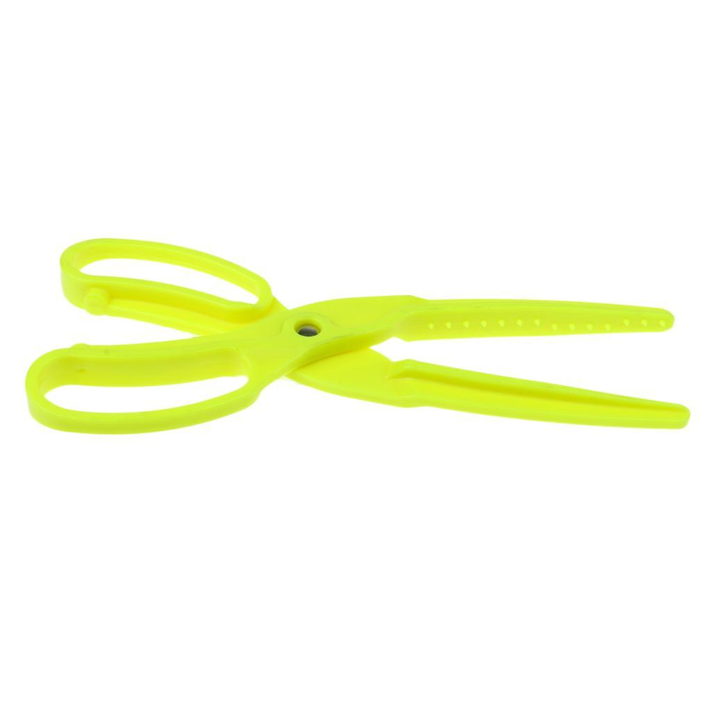 Fishing Fish Tackle Pliers Clamp Plastic Catch Tool Grip Fishing Pliers High-quality Fishing Gear Hook Clamp Yellow