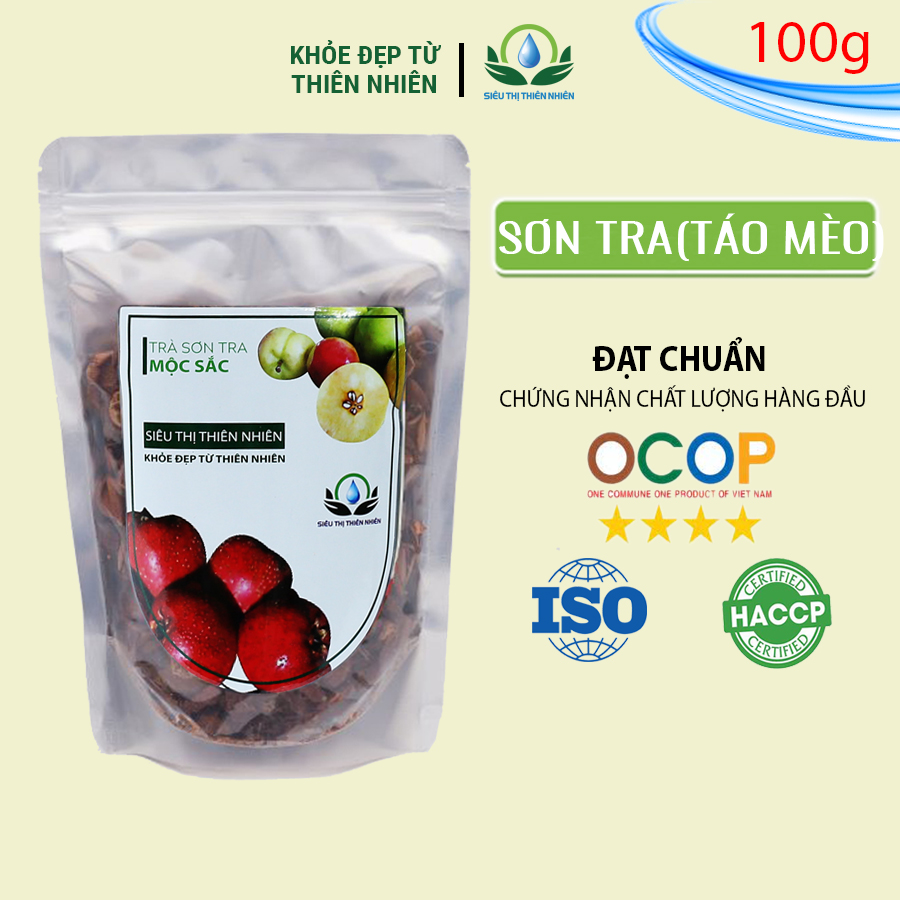 Trà Sơn Tra (Táo Mèo) Sấy Khô Mộc Sắc 100g