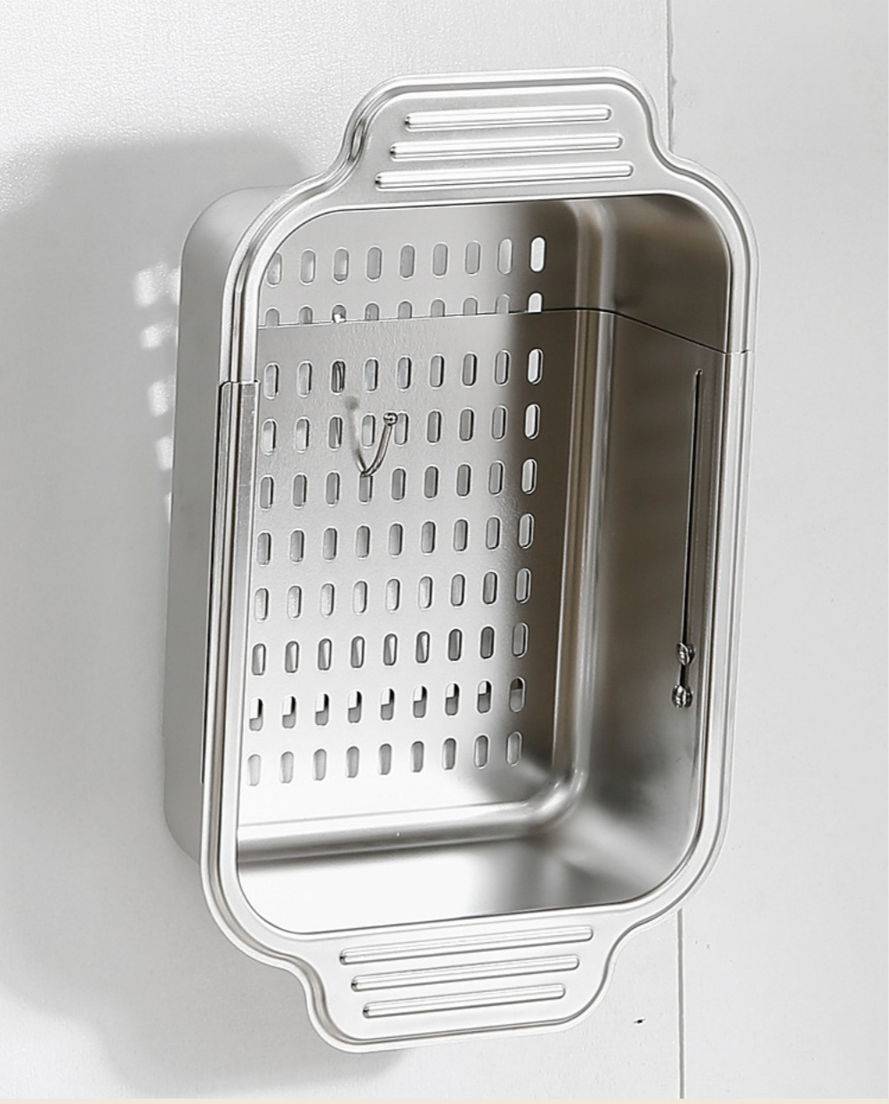 Khay inox304 gác bồn rửa