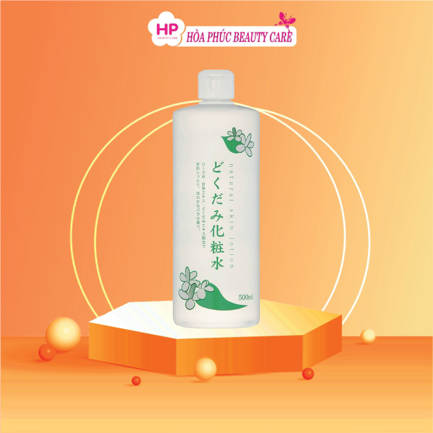 Nước Hoa Hồng Diếp Cá Giúp Cân Bằng Da Dokudami Nội Địa Nhật Bản 500ml