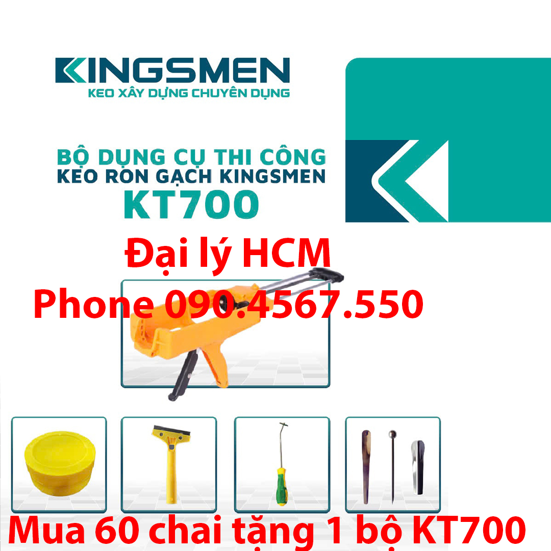 Keo Ron Gạch Epoxy G3000 - Thế Hệ Mới Kingsmen. RON GẠCH TRẮNG SẠCH 30 NĂM - Keo Ron gạch 2 thành phần