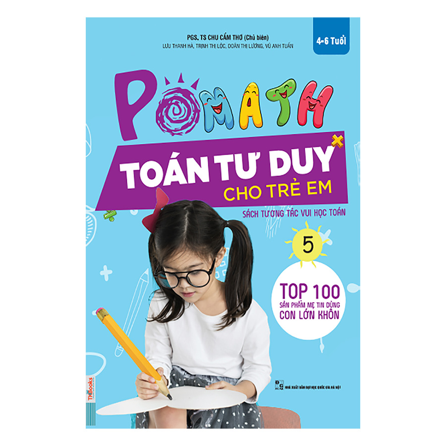 Combo 3 Cuốn Pomath Toán Tư Duy Cho Trẻ Em (Tập 4,5,6)