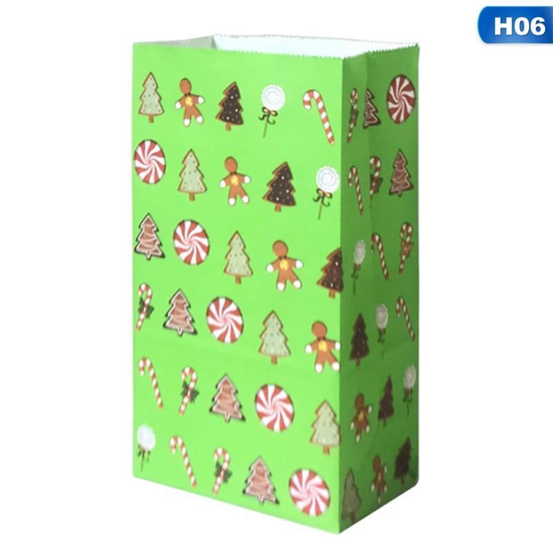 Set 10 Túi Giấy Đựng Quà Giáng Sinh Dễ Thương