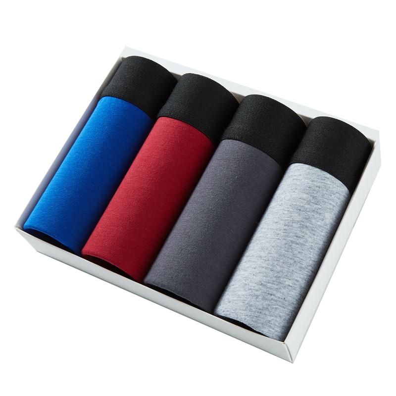 4 Quần Lót Nam Boxer Cotton Của Người Đàn Ông Quần Lót Nam Đồng Tính Nam Sexy Quần Lót Boxershorts Quần Short Nam quần Lót Boxer Quần Lót Nam