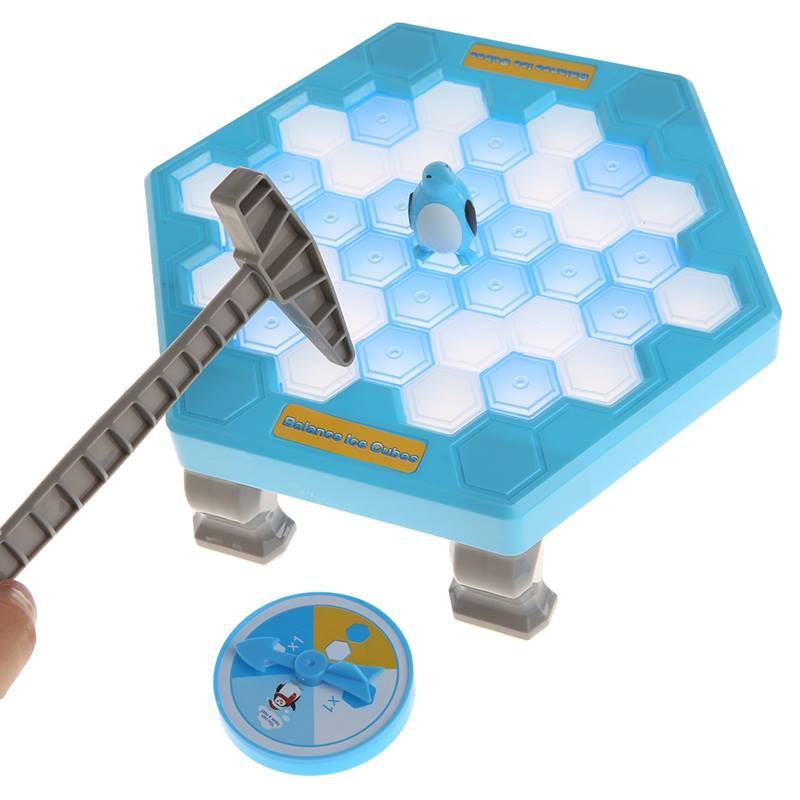 Combo Penguin Trap - Bẫy chim cánh cụt Tặng bài UNO-Đập băng,phá băng chim cánh cụt