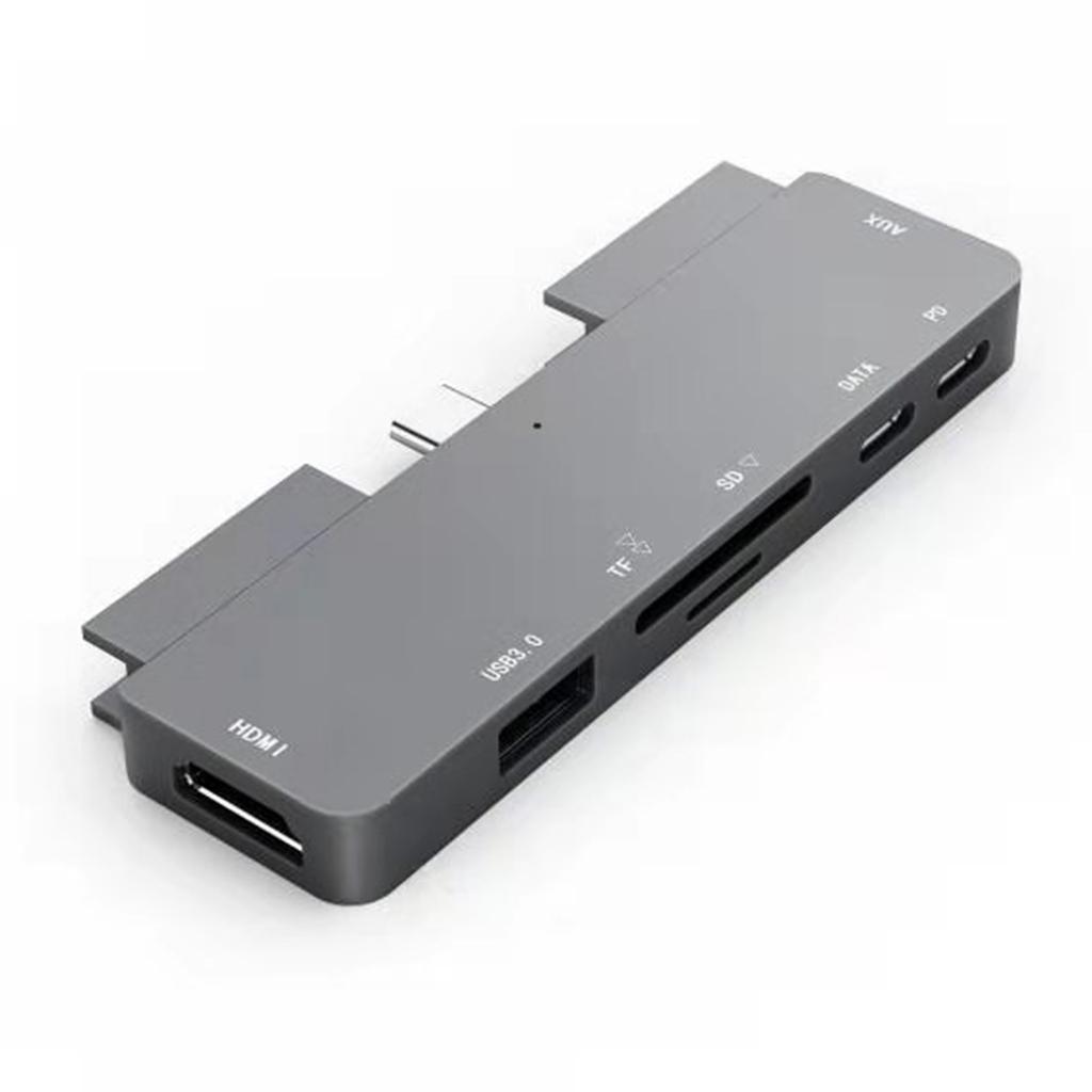 C Hub,7 in 1 USB C Adapter with Gigabit  Port, PD  Charging Port,