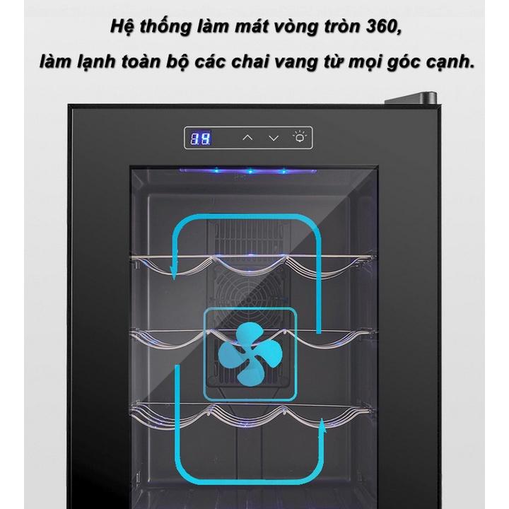 Tủ đựng Vang bảo quản Cigar 12~18 Độ C Cabinet OFA️ EU Design