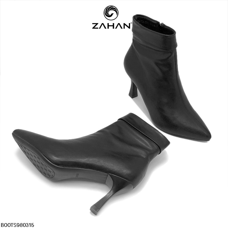 Boots nữ, 7cm, cổ ngắn trơn BOOTS980315