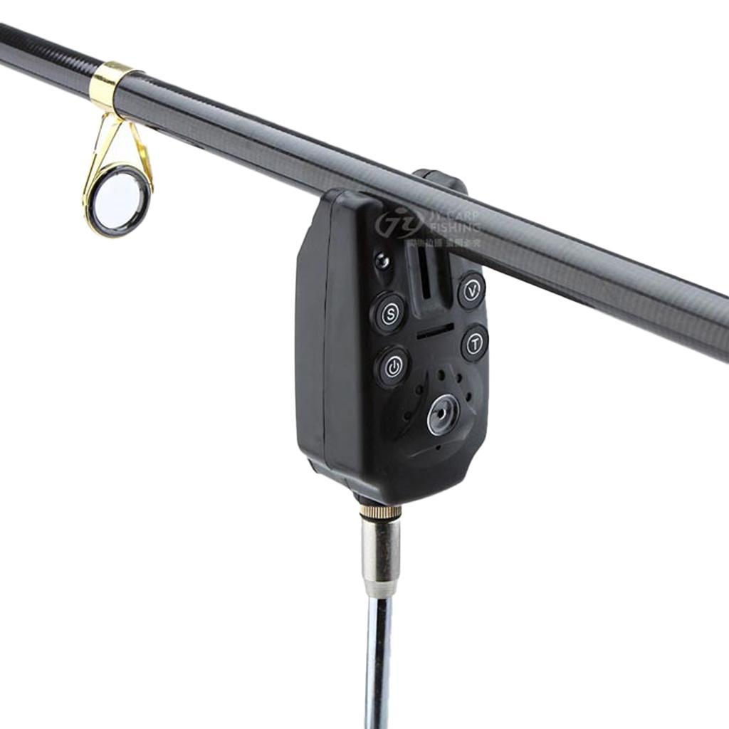 3pcs Fishing Electric Blue LED Light   Bite Sound  Bell Indicator