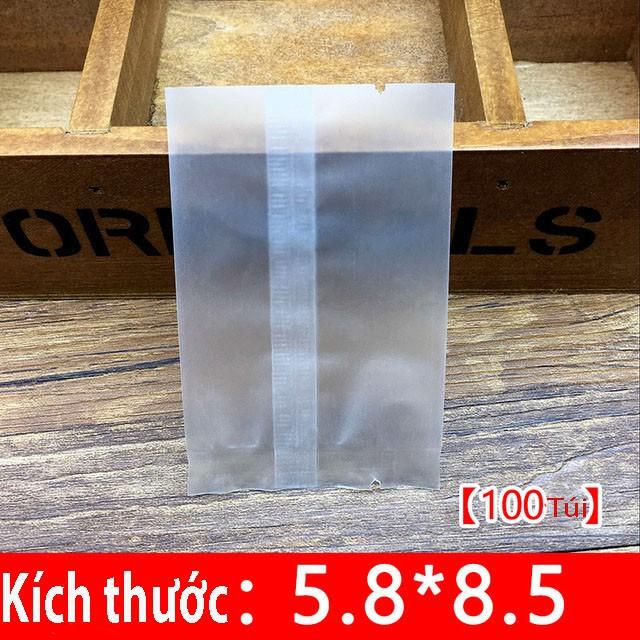 Bao bì đựng trà/ bánh kẹo-100 Túi Bao Bì/ Túi OPP Trắng mờ, hàn nhiệt, nhiều kích thước