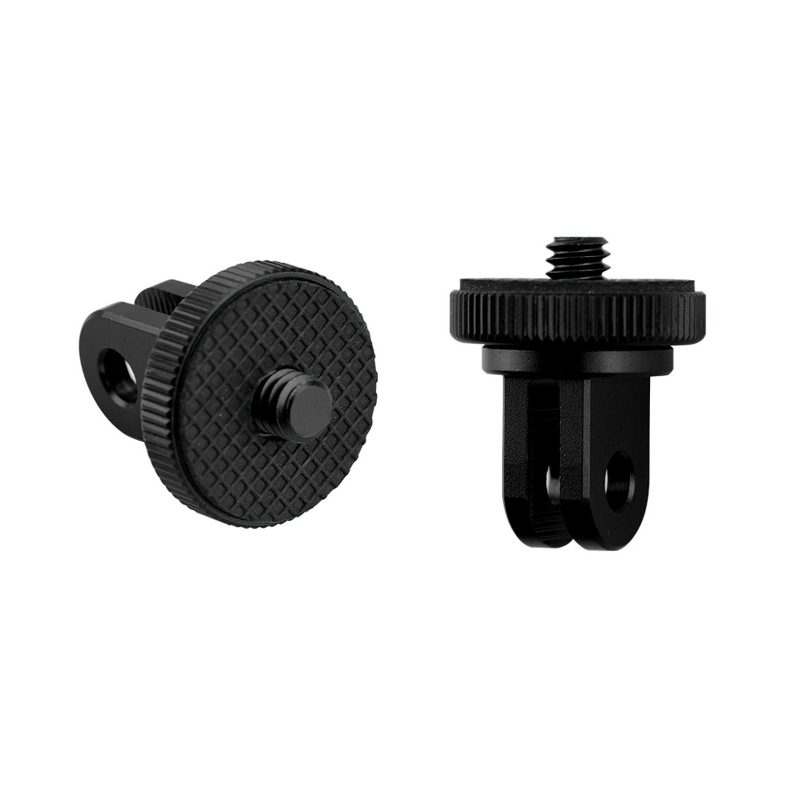 CNC Extension Arm Pole Mount Base 1/4" Adapter For Insta360 ONE X2 X black