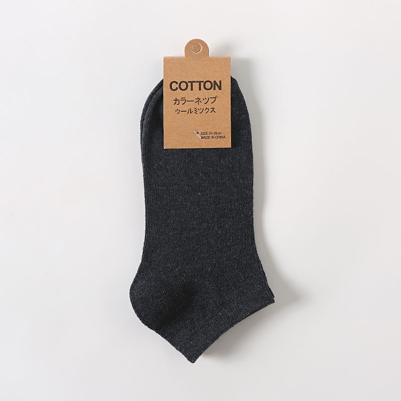 Combo 10 Đôi Tất Nam Cổ Ngắn, Tất Nữ Cổ Ngắn, Nhiều Màu Sắc, Chất Liệu Cotton, Hàng Nhập Khẩu