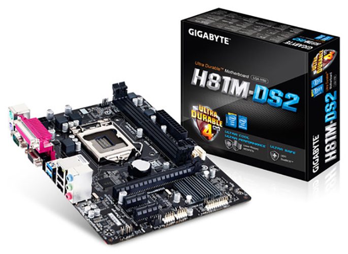 Bo Mạch Chủ Main Gigabyte H81M-DS2 socket LGA1150 - Hàng Chính Hãng