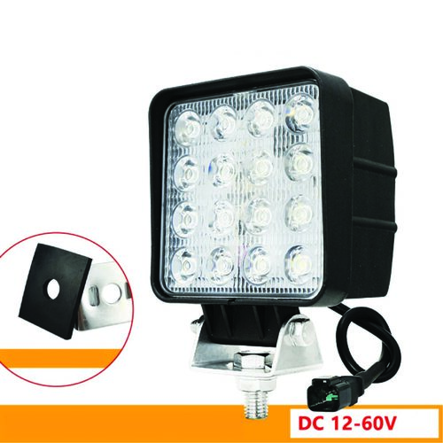 ĐÈN PHA 16 LED DC12-60V 48W XE NÂNG 1-25 TẤN- HEAD LAMP FOR ALL FORKLIFT 1-25 TONS