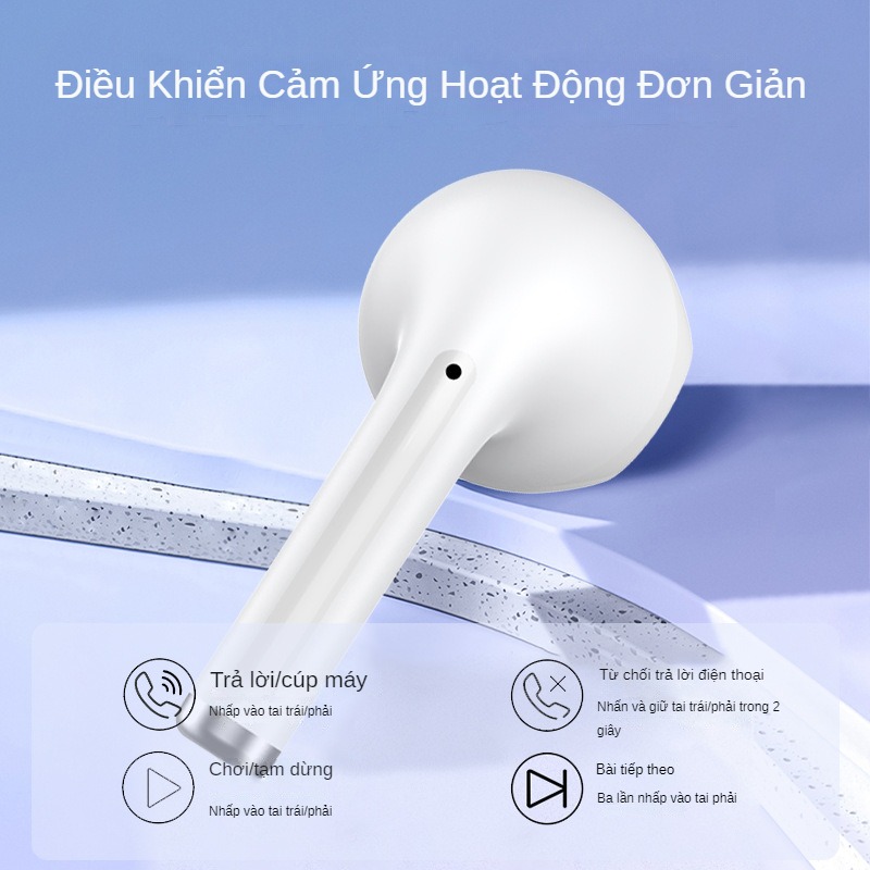 Tai Nghe Bluetooth Nhét Tai Không Dây FIRO A20 ENC Bluetooth V5.3 - Tai Nghe A20 ENC Giảm Tiếng Ồn Thông Minh - Âm Thanh HiFi - Điều Khiển Cảm Ứng - Tai Nghe Thể Thao Không Dây FIRO A20 - Phù Hợp Với Tất Cả Dòng Máy - Hàng Chính Hãng