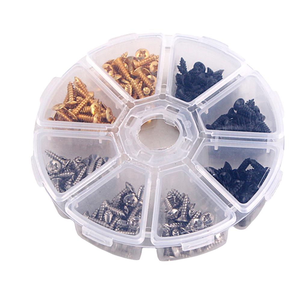 300pcs 3 Màu Đàn Guitar Pickguard Miếng Dán Mặt Sau Vân Vít cho Đàn Guitar Điện Bass 3mm