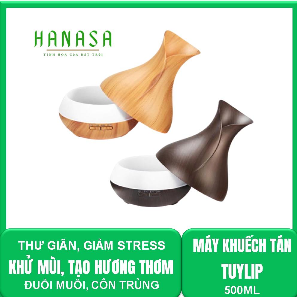 Máy khuếch tán tuylip 500ml MÁY XÔNG TINH DẦU