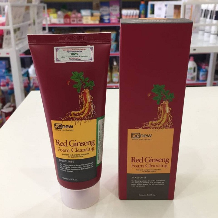 Sữa rửa mặt Benew Red Ginseng Foam Cleansing Hàn Quốc 100ml