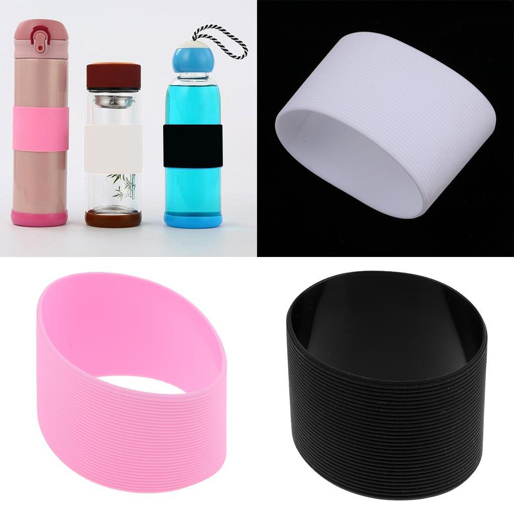 Protective Silicone Sleeve for Sports Water Bottles, Anti-Slip Cover Accessories, BPA Free, 3 Pack