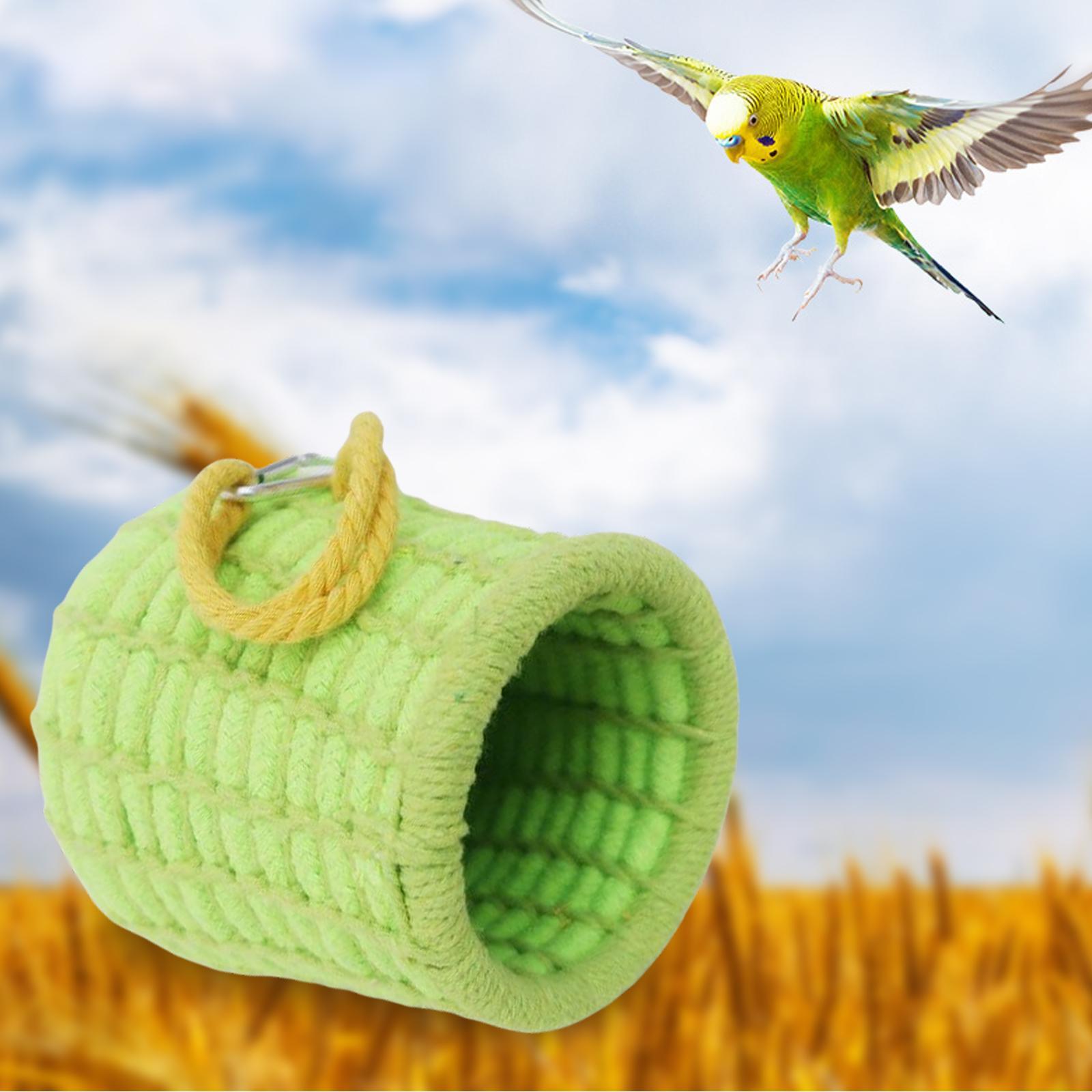 Winter Warm Bird Nest Cage Toy Hanging Budgie Parrot Cage