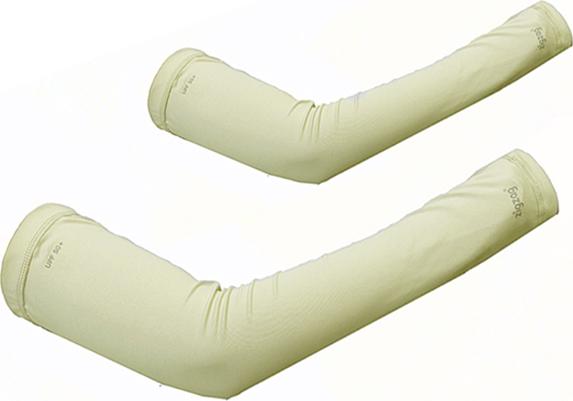 Găng tay ống chống nắng UPF50+ kem Zigzag GLV00206