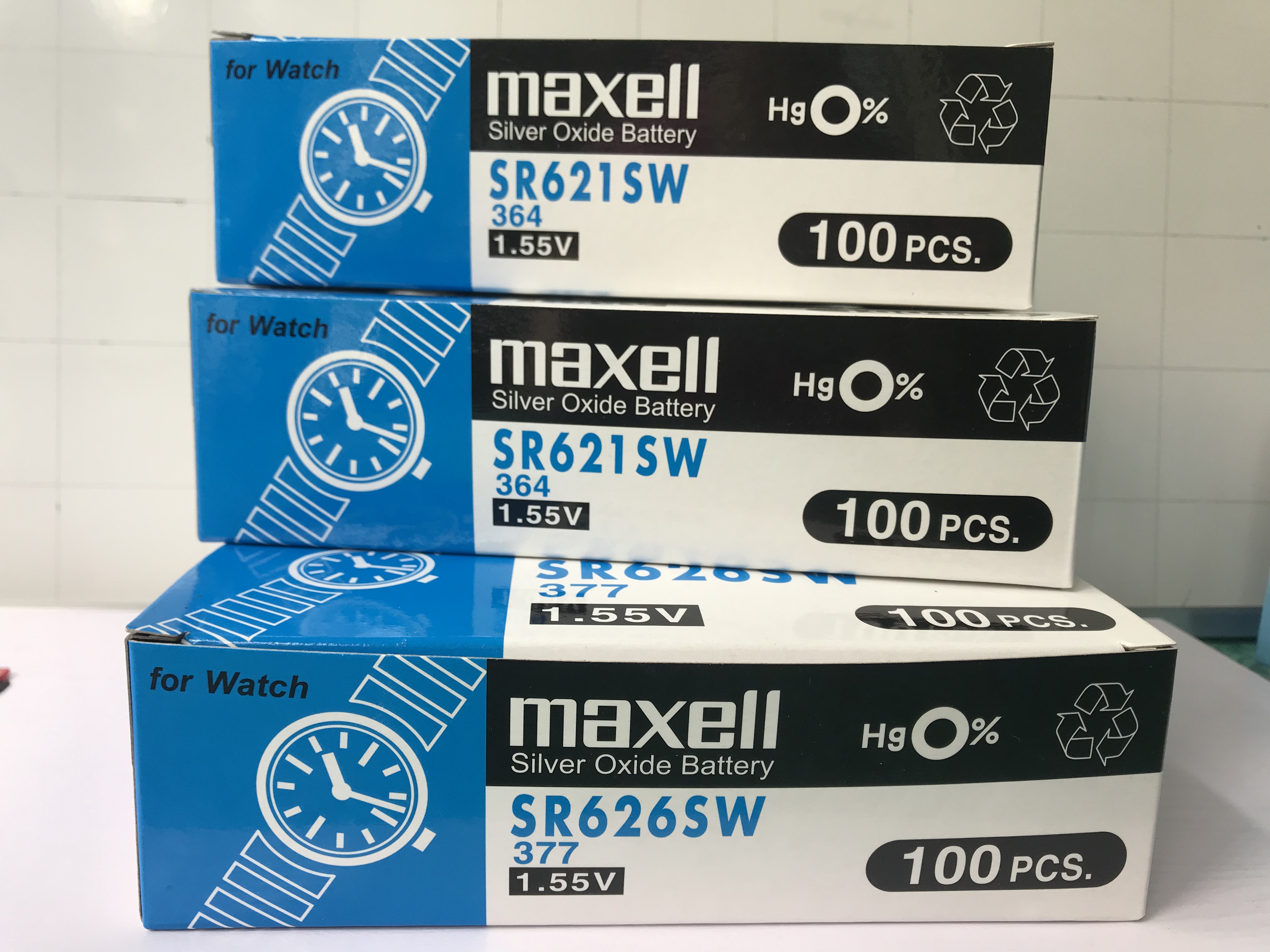 Pin Đồng hồ đeo tay Maxell SR621 1.55V 364