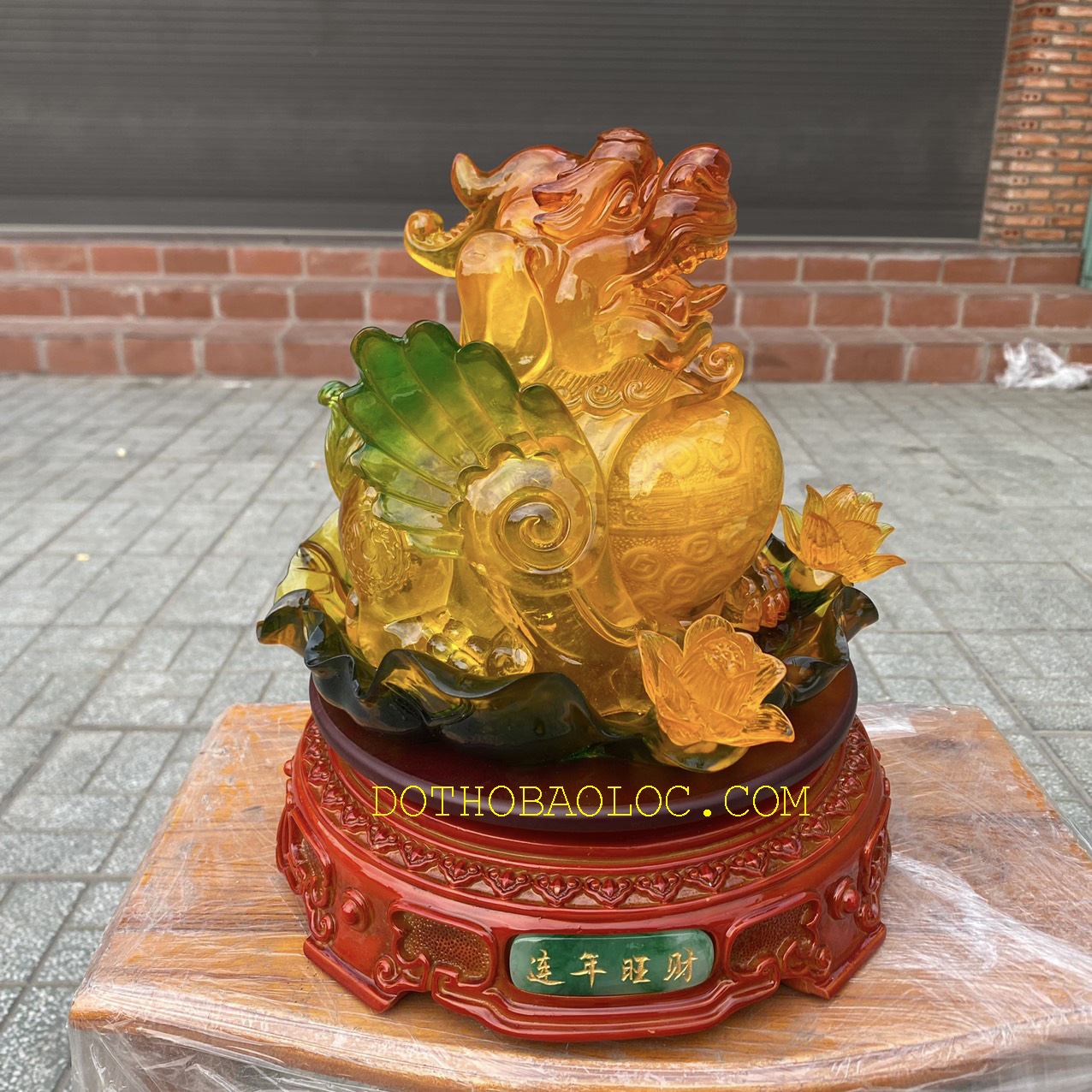 Tỳ hưu phong thủy đế xoay chiêu tài hút lộc cao 27cm