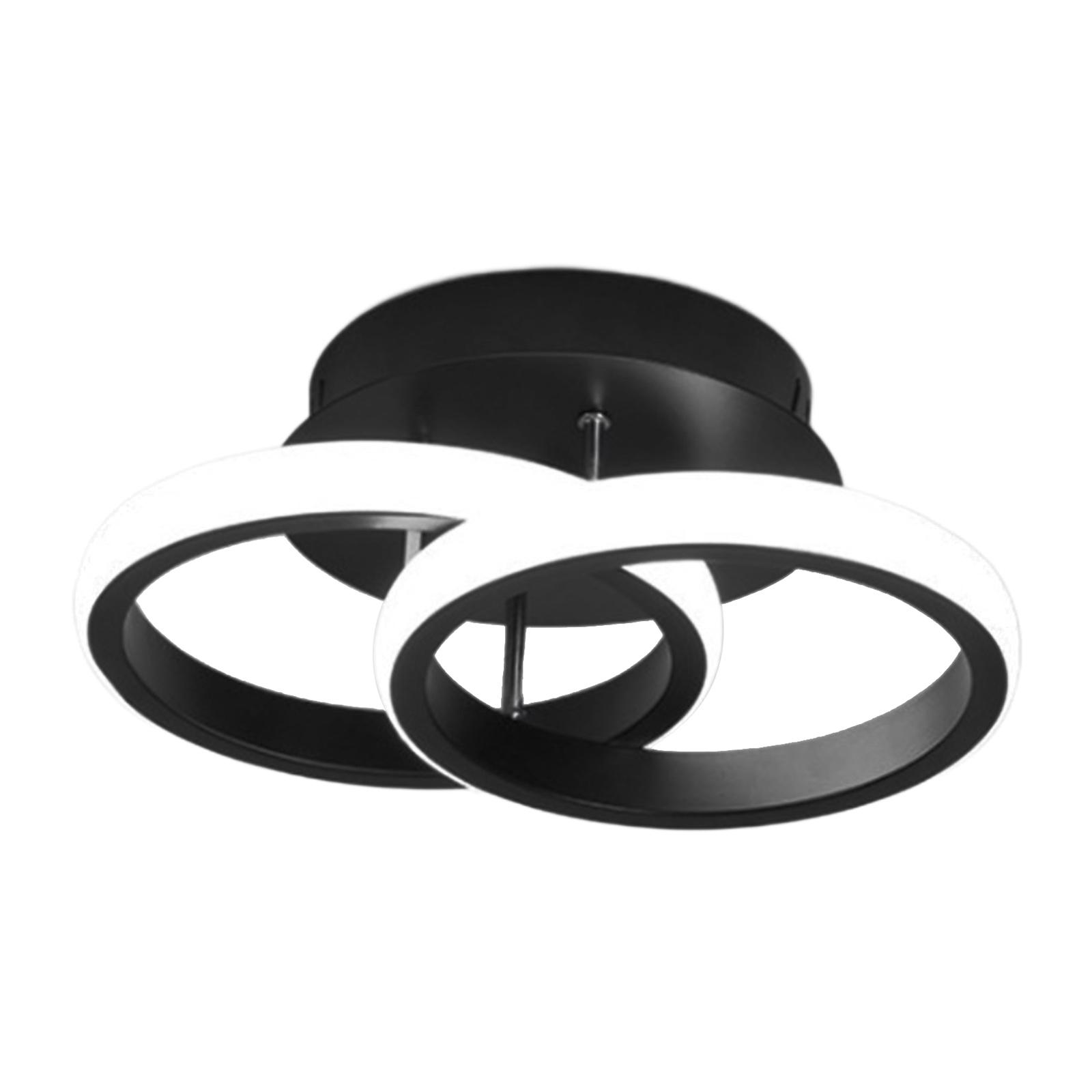 LED Mount Ceiling Light, Modern Ceiling Light Fixture, Warm White Ceiling Lamp for Kitchen, Bedroom, Laundry, Living Room, Hallway, Loft