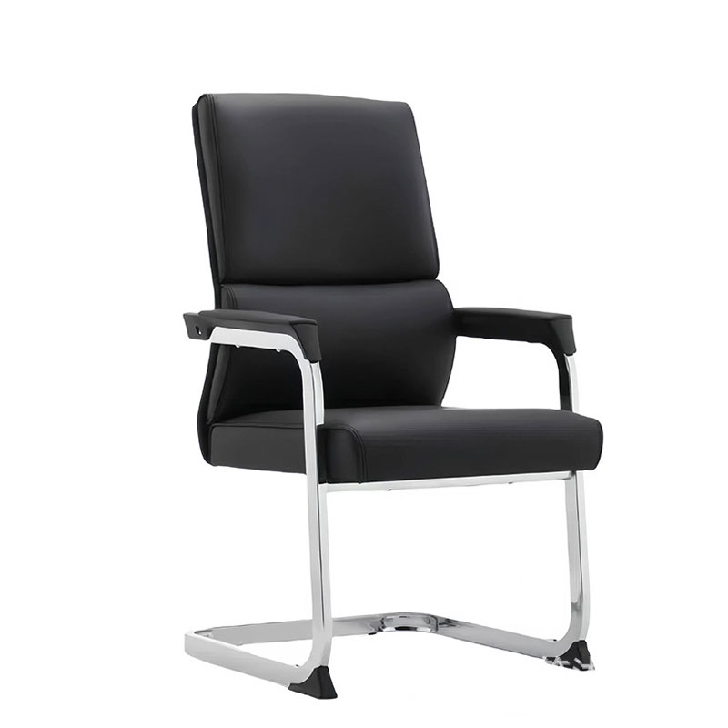 Ghế phòng họp chân quỳ CV4609-P Nội thất Capta Ghế làm việc nệm dày pvc êm ái chân thép quỳ có nút nhựa chống trầy sàn office chair hcm