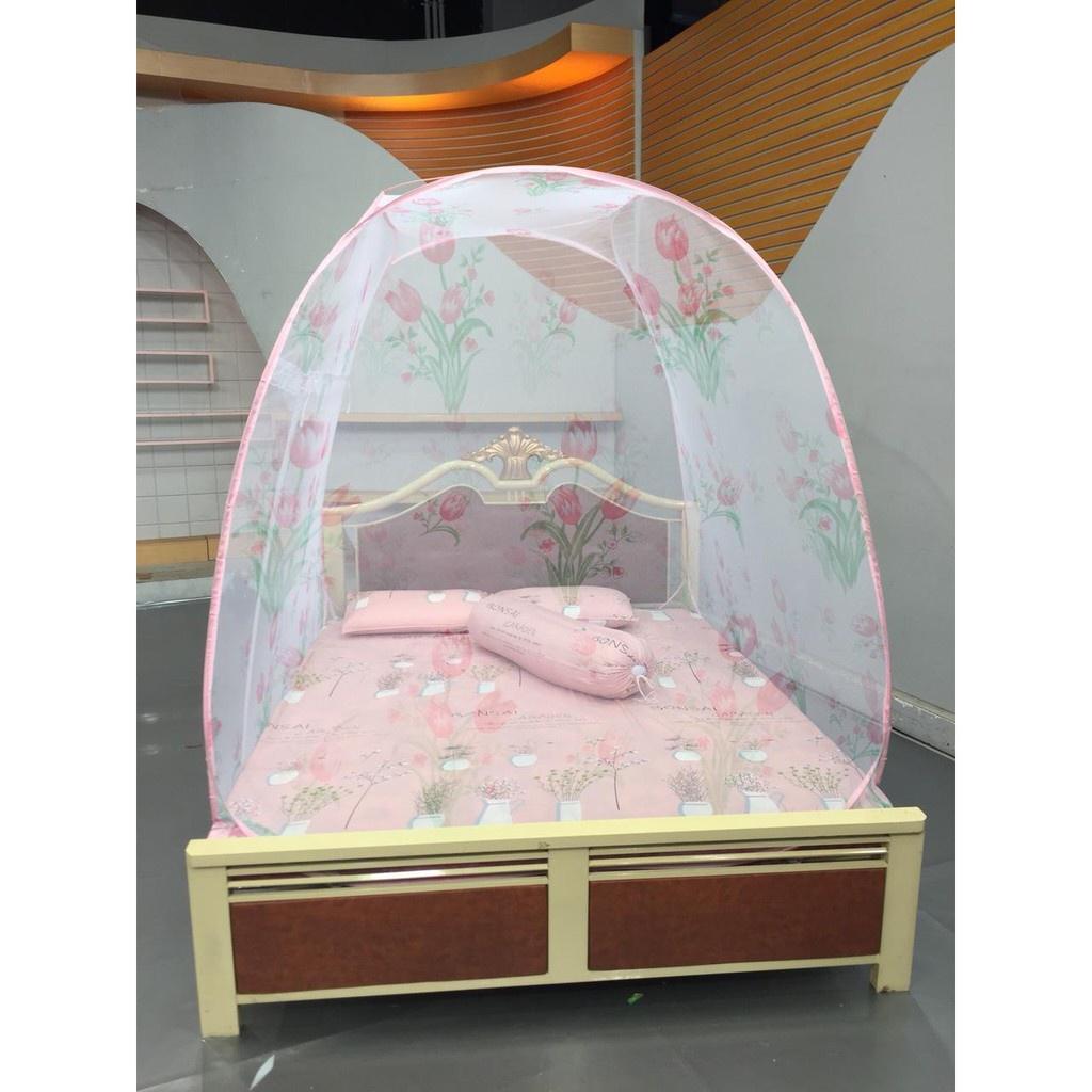 Màn Chụp Người Lớn Đỉnh Vuông 2m2-1m8-1m6 Màn Gấp Gọn Dễ Dàng Tiết Kiệm Thời Gian Và Không Gian Cho Gia Đình