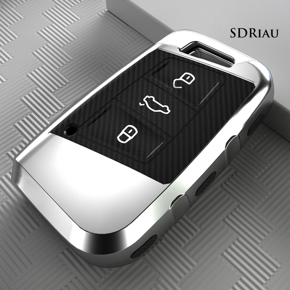Vỏ Bọc Chìa Khóa Bằng Sợi Carbon Tpu Cho Vw Magotan