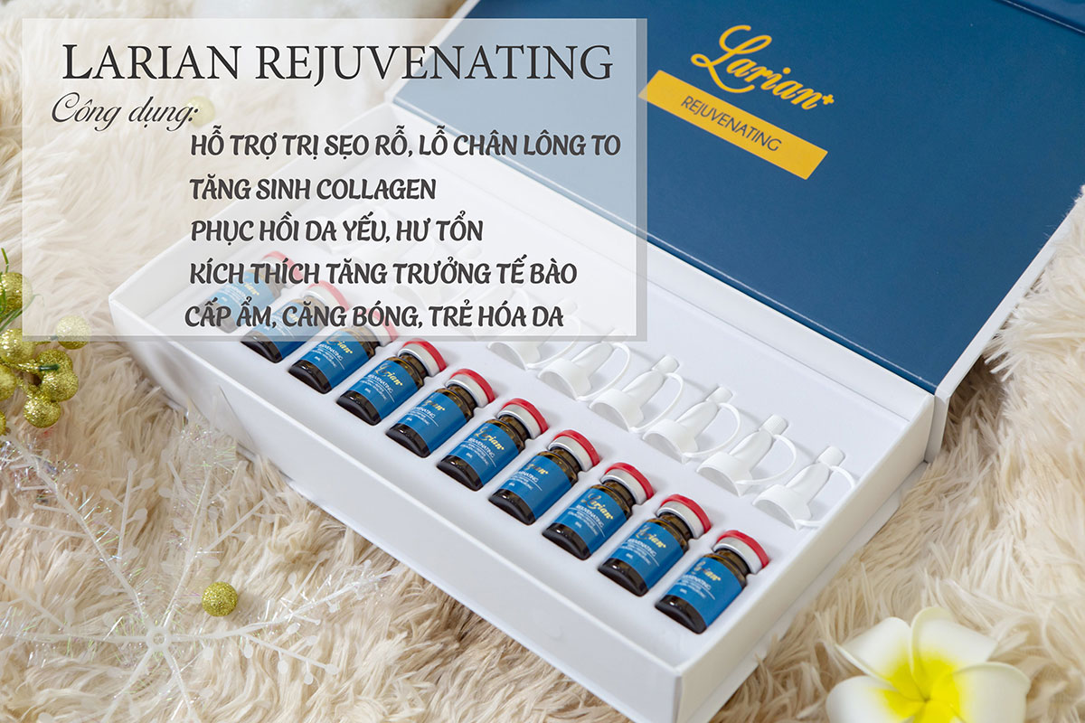 Tế bào gốc DNA cá hồi hỗ trợ cải thiện sẹo rỗ 8ml (LARIAN REJUVENATING)