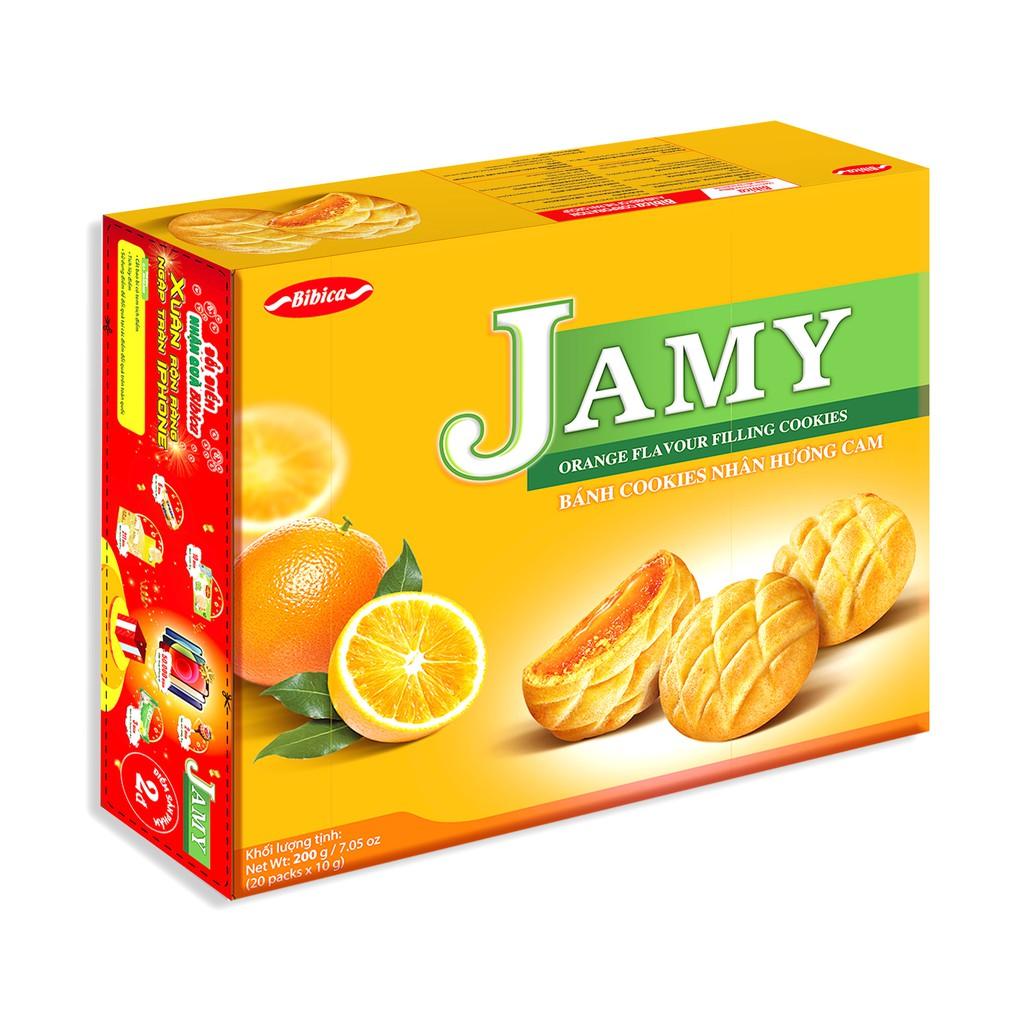 Bánh Jamy Nhân Mứt hộp 200 gram Bibica