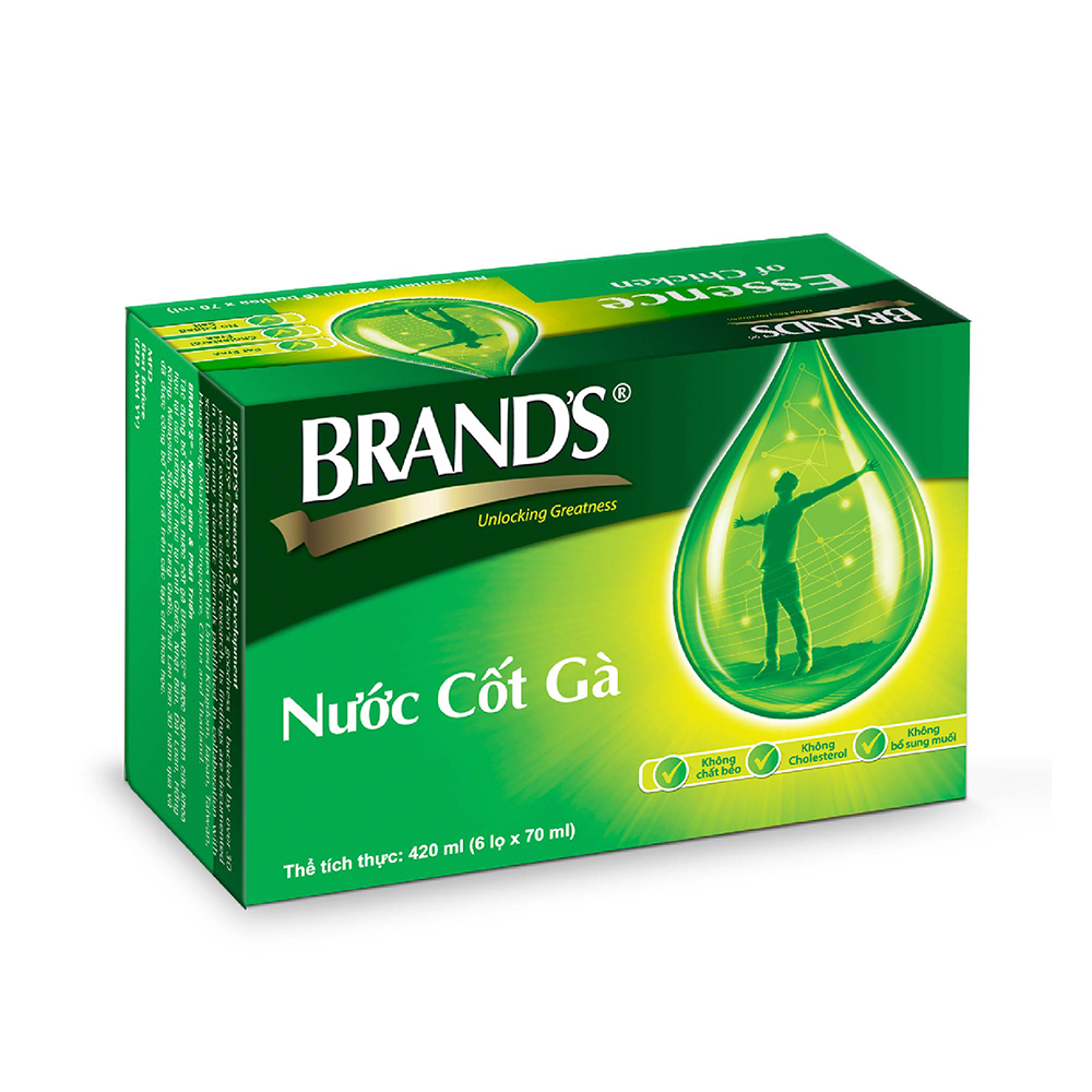 Combo 5 Nước cốt gà BRAND'S Vị Truyền Thống (70 ml x 30 lọ)