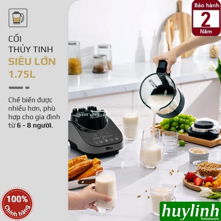 Máy xay nấu sữa hạt đa năng Olivo CB20 - 1.75 lít - 2 Cối - Tặng sách công thức - Hàng chính hãng