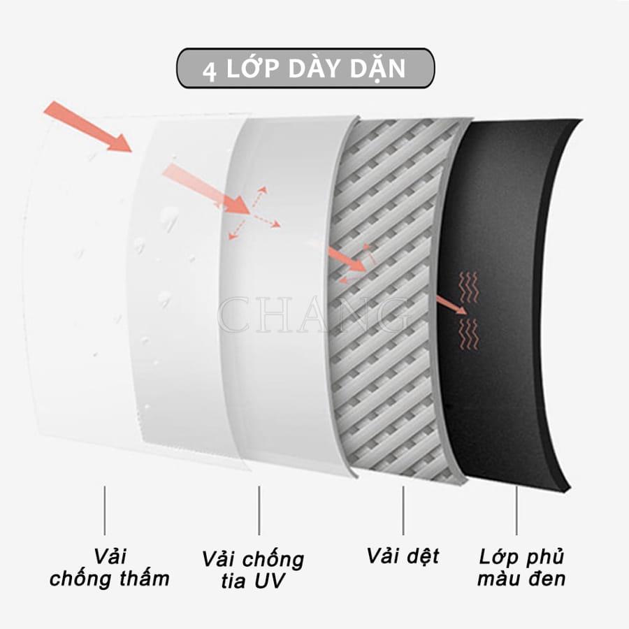 Ô Gấp Gọn Phủ Lớp Chống Tia UV, Dù Che Nắng, Che Mưa Ngoài Trời Có Nút Ấn Mở Tự Động Cao Cấp