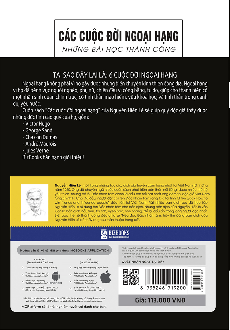Các Cuộc Đời Ngoại Hạng - Những Bài Học Thành Công (Nguyễn Hiến Lê - Bộ Sách Sống Sao Cho Đúng) tặng kèm bookmark