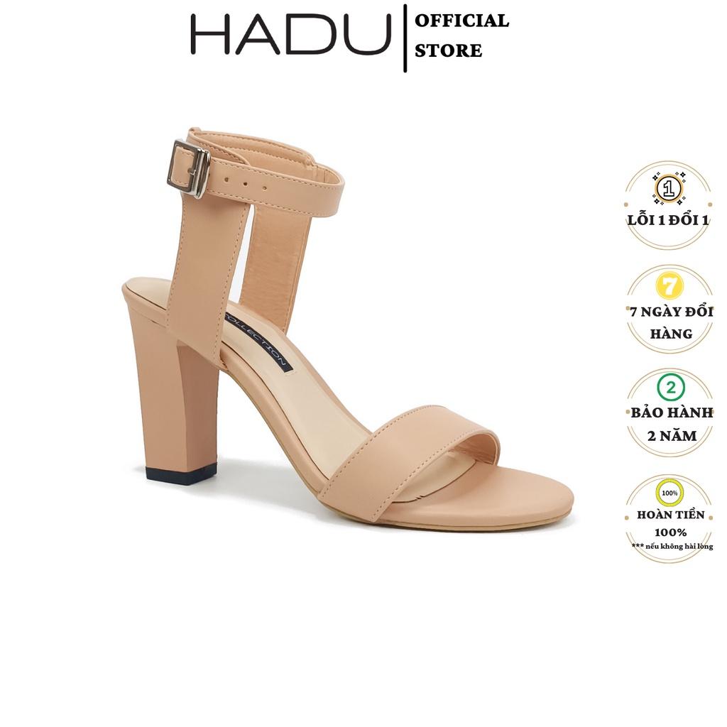 Giày sandal cao gót 7p đế vuông sandal cổ cao TIZI HADU M795