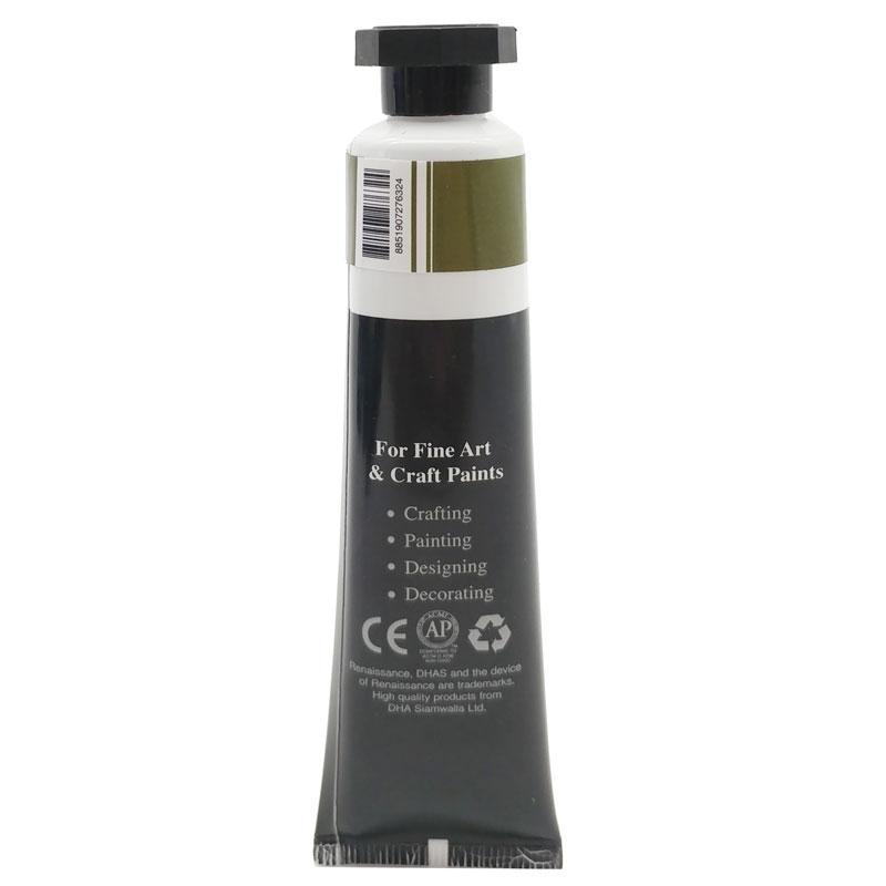 Tuýp Màu Acrylic 45 ml - Renaissance #621 - Olive Green