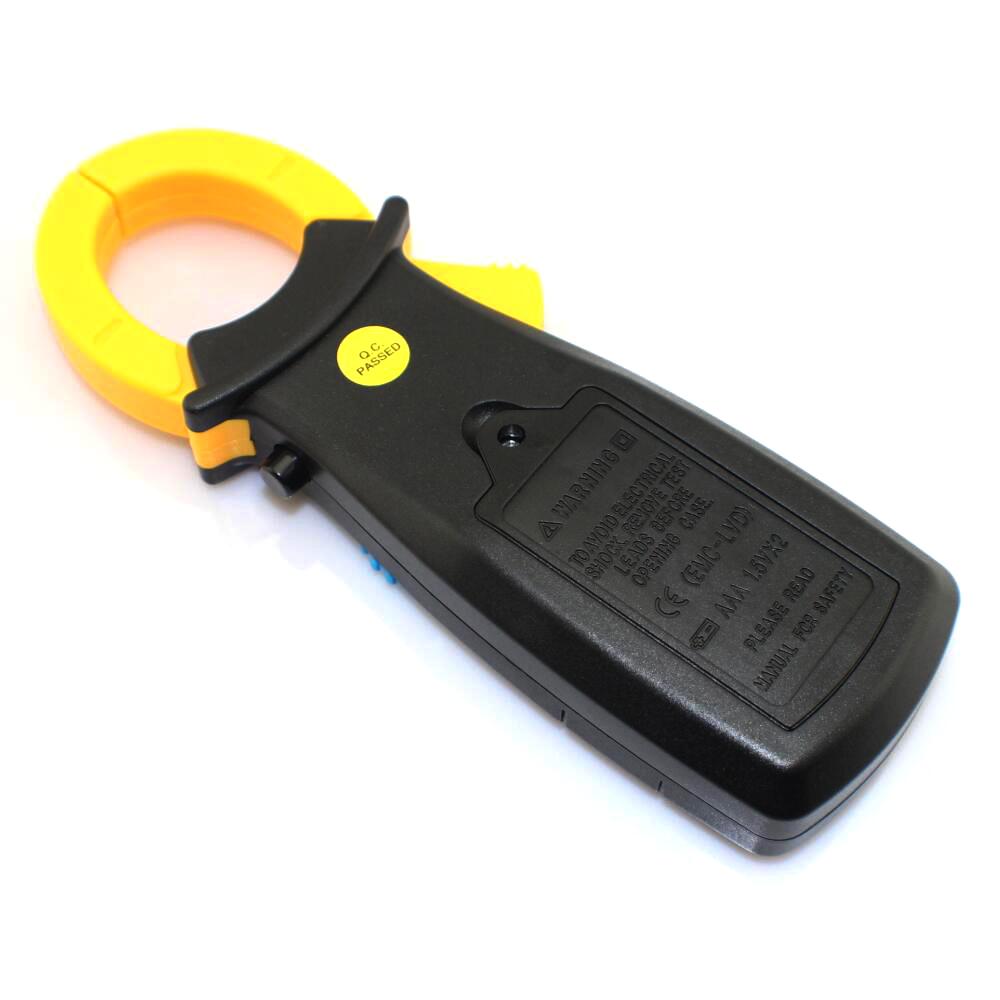 Generic Electric LCD Digital Clamp Multimeter Buzzer Resistance Tester Meter AC DC Volt Ammeter Black