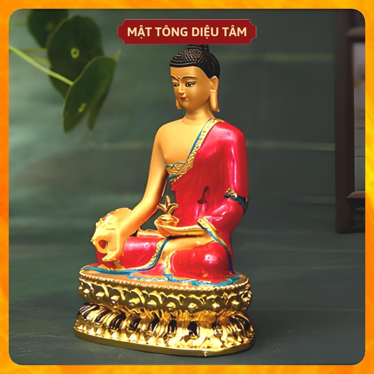 Tượng phật dược sư thờ cúng mật tông Tây Tạng , tượng phật để ô tô