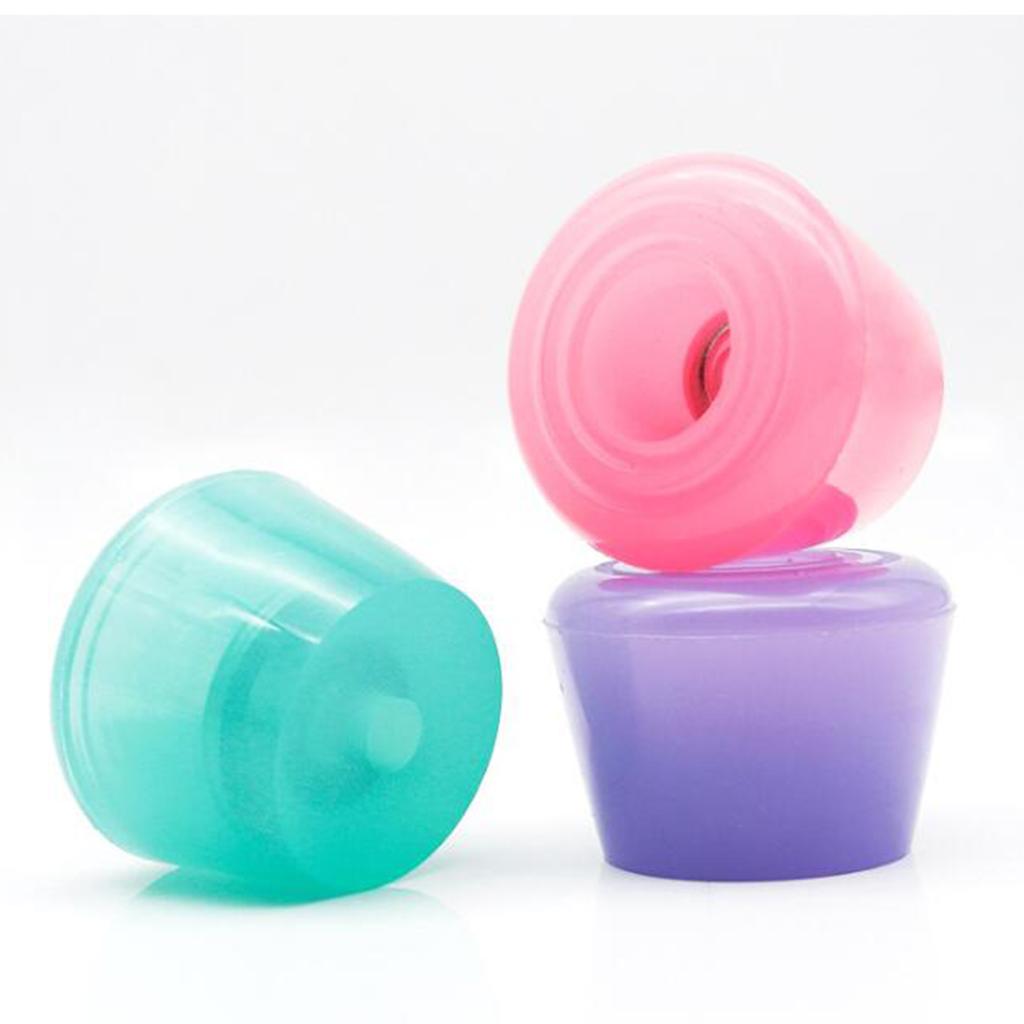 Durable PU Roller Skate Stoppers Toe Stop Rubber Skate Braking Plug Pad Replacement for Skating Practice Training Accessories