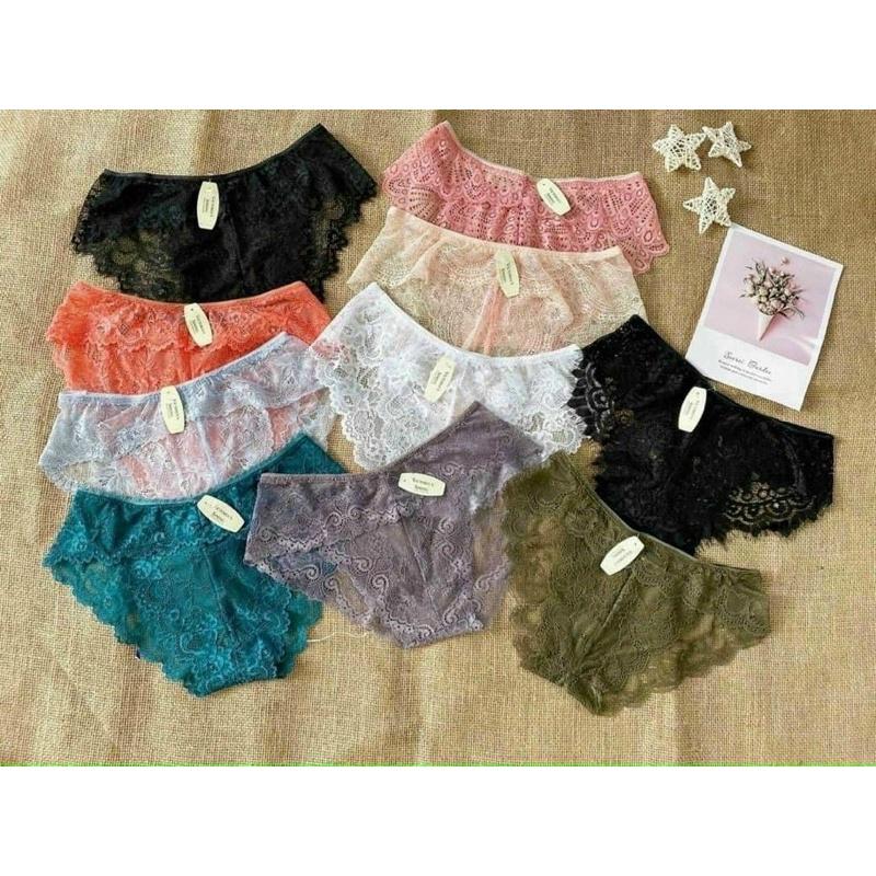 Quần lót nữ ren thái sexy mềm mại xuyên thấu gợi cảm quyến rũ thoáng mát dễ chịu
