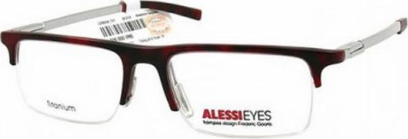 Gọng Kính Unisex Alessieyes AL60008 C03 - Đồi Mồi Đỏ