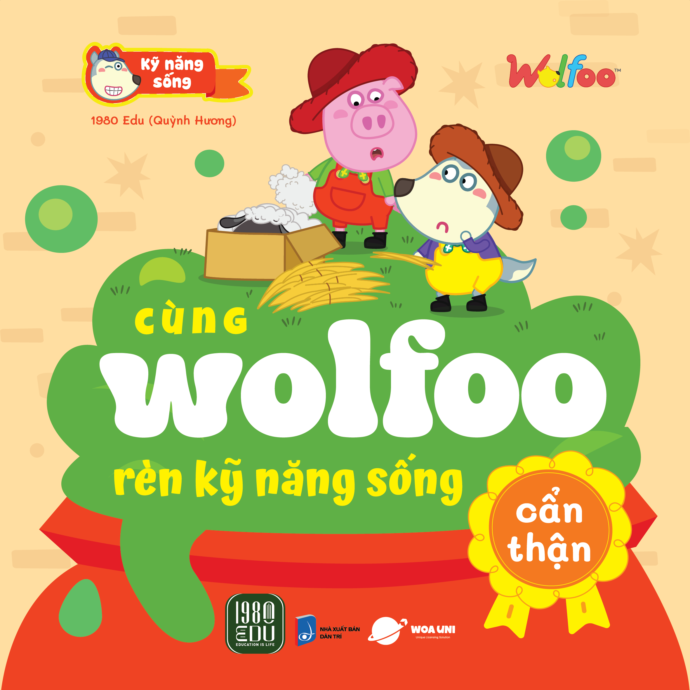 Combo 6 cuốn Cùng Wolfoo Rèn Kỹ Năng Sống
