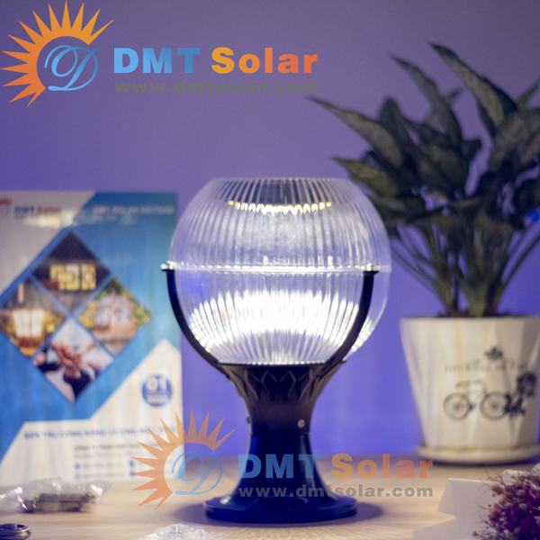 Đèn trụ cổng tròn năng lượng mặt trời DMT-TC51